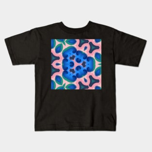 Colorful Peacock Kaleidoscope Kids T-Shirt